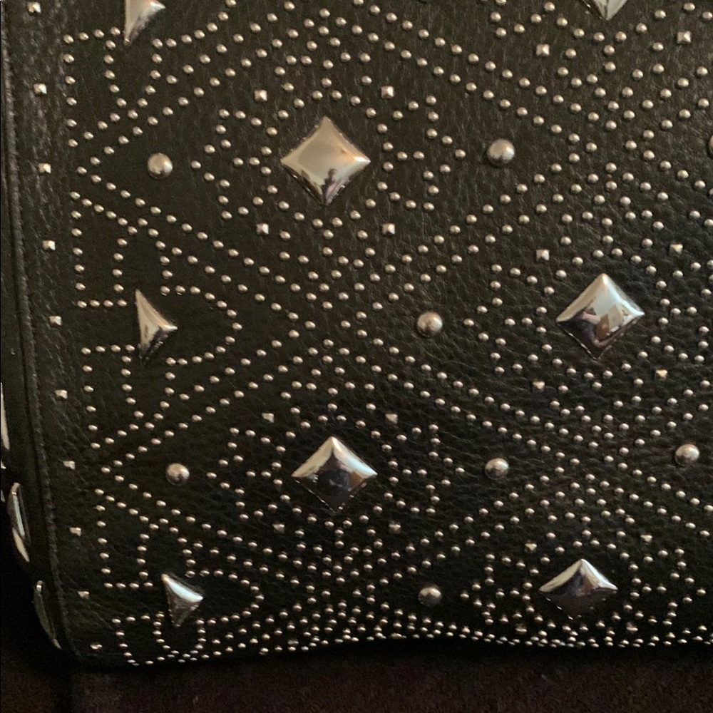 Calvin Klein Black and Silver Geometric Tote - Picture 4 of 13